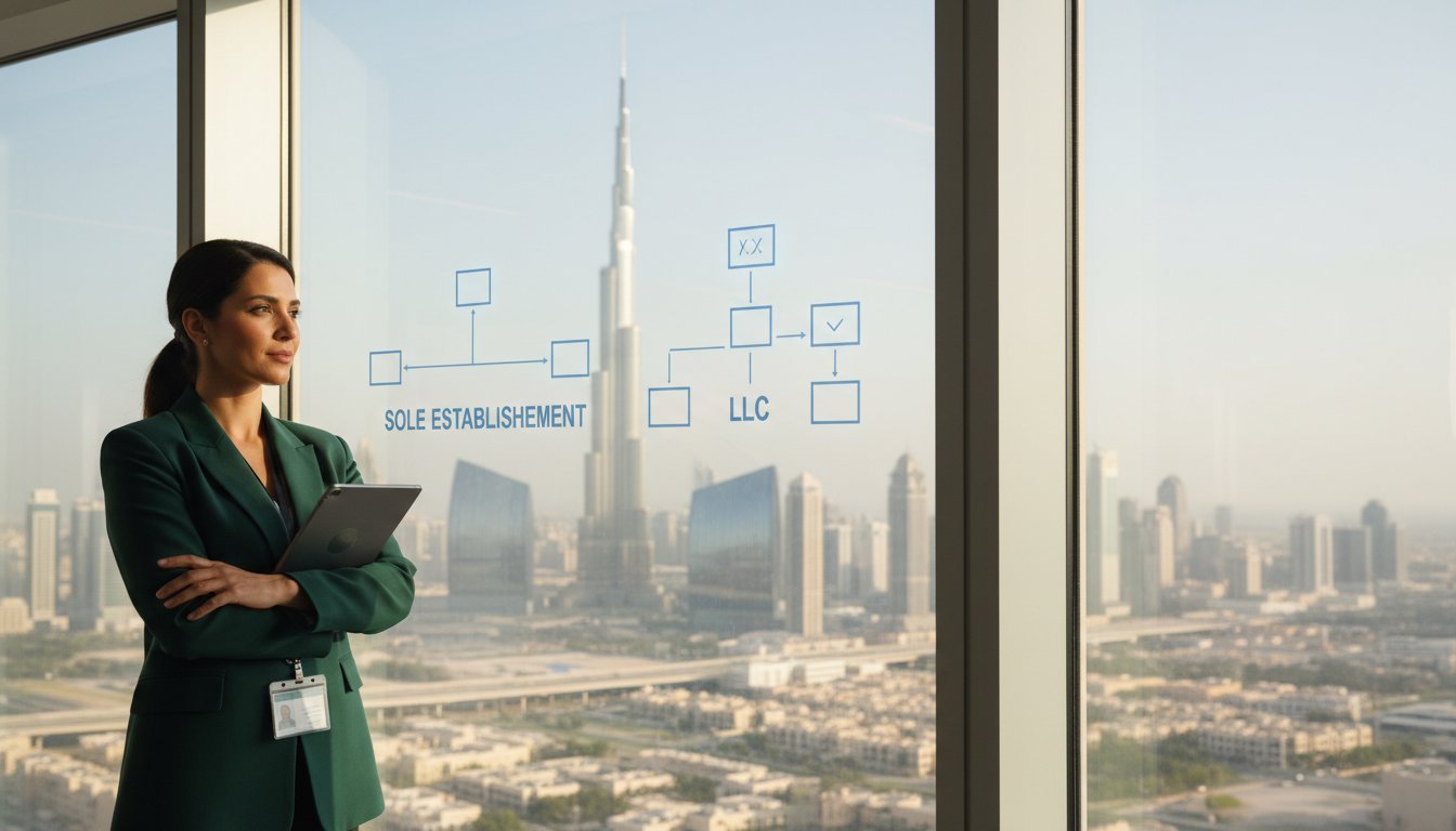 Sole Establishment vs LLC in UAE Mainland: The 2026 Founder's Guide