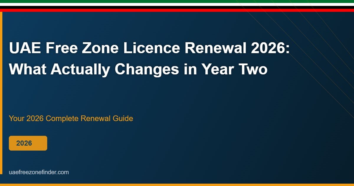 UAE free zone licence renewal guide 2026