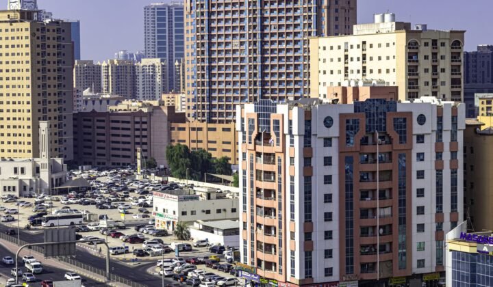 Cheapest UAE free zones in 2026 – aerial view of UAE urban skyline