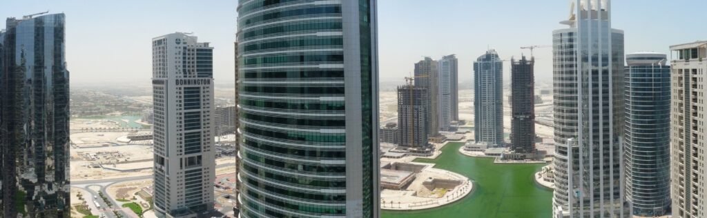 Jumeirah Lakes Towers, the DMCC free zone district in Dubai
