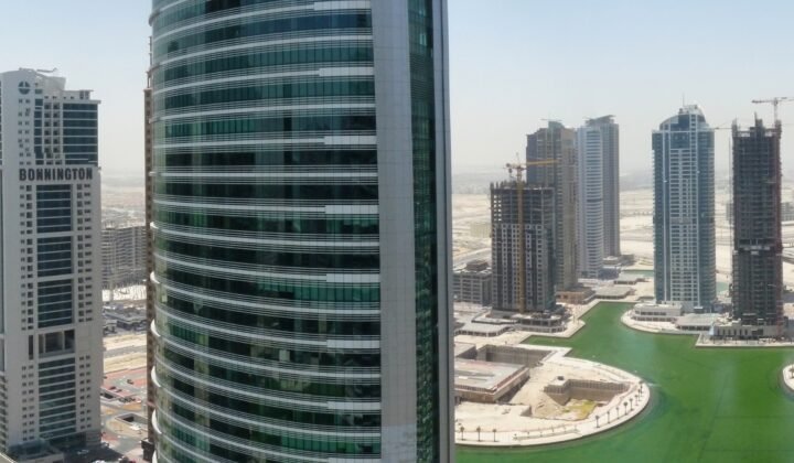 Jumeirah Lakes Towers, the DMCC free zone district in Dubai