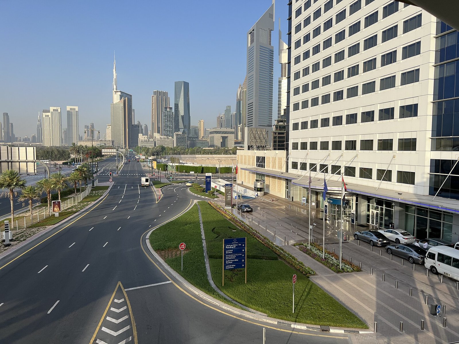 Dubai World Trade Centre skyline, a UAE free zone hub for SMEs using the Muwafaq Package