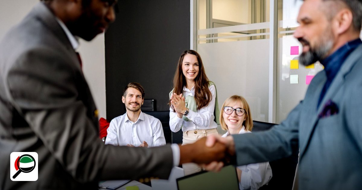Gold & Diamond Park Cheapest Package with Visa 2026 - colleagues in an office cheer as two team members finalize