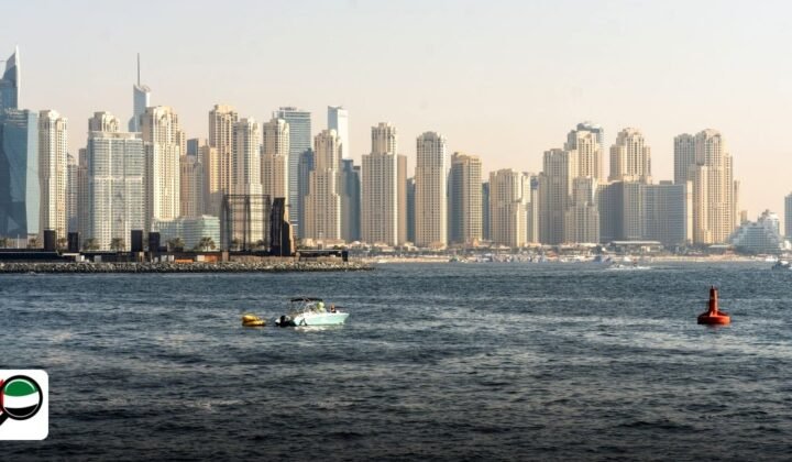 Hidden Costs of Setting Up in UAE Free Zones - view of impressive skyline and boats on a sunny day, with clear skies